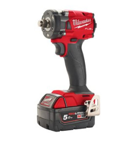 Cheie de impact Milwaukee 1/2″18V M18FIW2F12-0X, M18 compactă cu inel de fixare, fără acumulator, fără încărcător, cutie HD