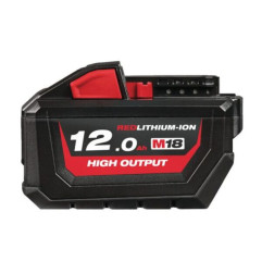Baterie Milwaukee HIGH-OUTPUT™ REDLITHIUM-ION™ M18-HB12, 18V, 12Ah, fără cutie, cod 4932464260