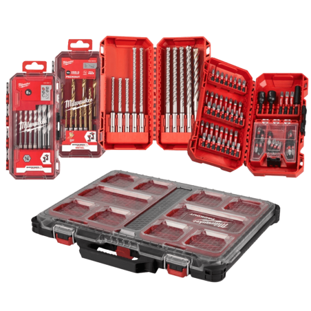 Set accesorii PACKOUT Milwaukee, 98 buc/set