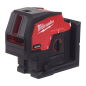 Nivelă laser M12™ cu linie transversală verde cu funcție fir cu plumb Milwaukee M12 CLLP-0C