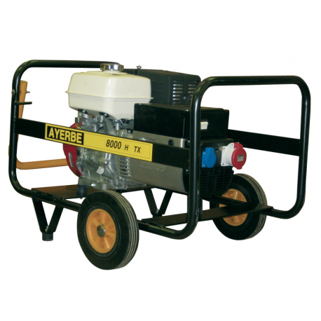 AY8000 H TX - Generator electric trifazat, 8 KVA, 3000 rpm, motor Honda, marca Ayerbe AY8000 H TX - Generator electric trifazat, 8 KVA, 3000 rpm, motor Honda, marca Ayerbe