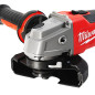 Polizor unghiular 125 mm cu comutator culisant M18 FUEL™ MILWAUKEE M18 FSAG125X-501BRF