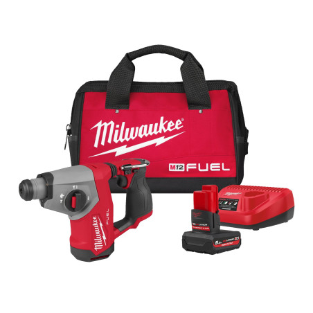 Ciocan rotopercutor SDS-plus M12 FUEL™ compact 16 mm MILWAUKEE M12 FHAC16-501BRF