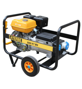 Generator electric portabil monofazat, 8 KVA, 3000 rpm, motor Honda, marca Ayerbe - AY8000 KT MN